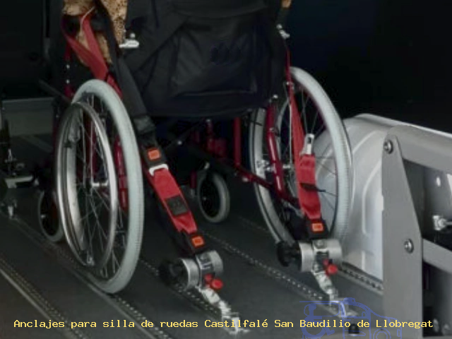Anclajes para silla de ruedas Castilfalé San Baudilio de Llobregat